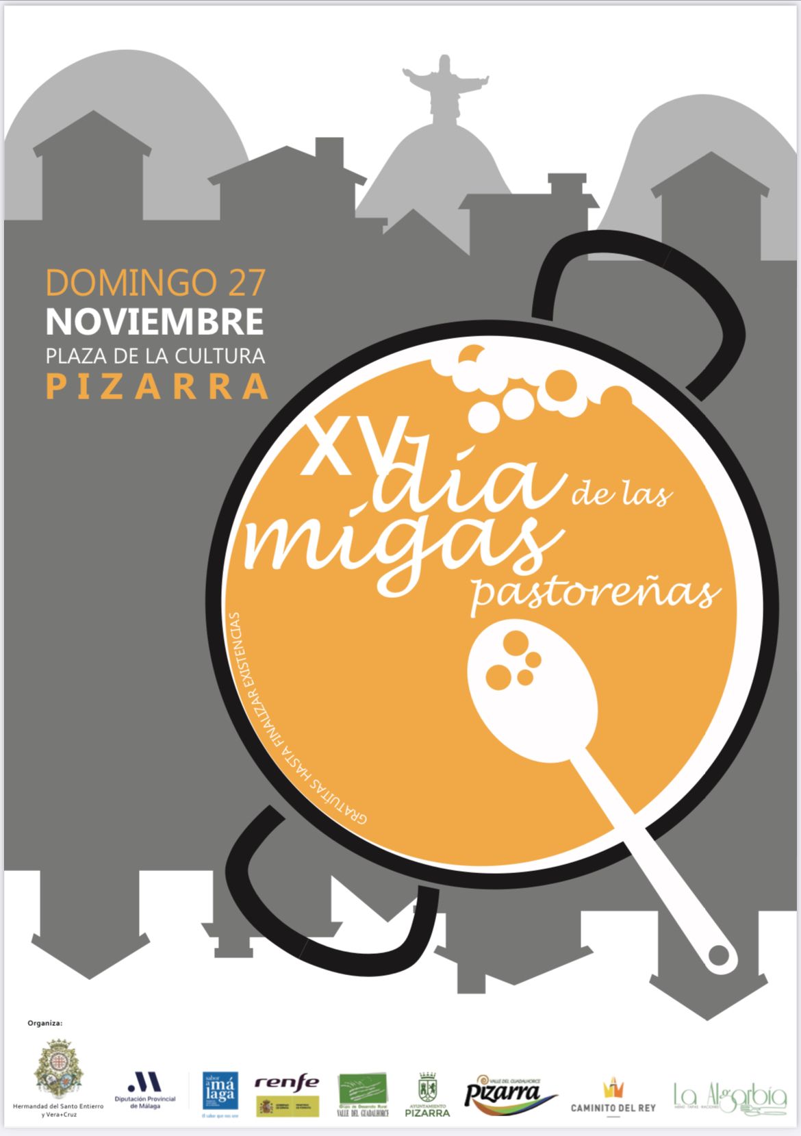 El Día de las Migas de Pizarra se celebra el próximo domingo 27 de noviembre​